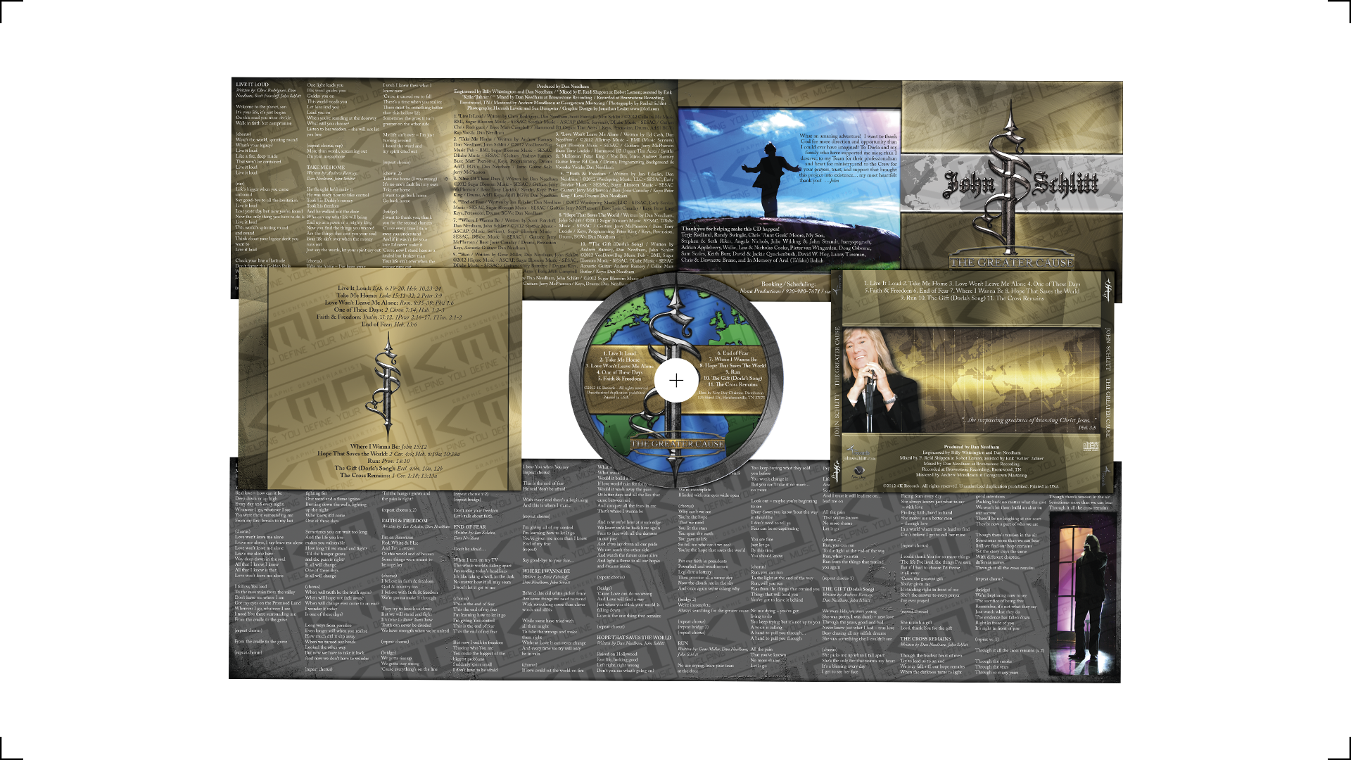 John W. Schlitt TGC Album Layout